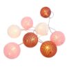 WOVEN BALL FAIRY LIGHTS” POZ & ΑΣΠΡΗ ΜΠΑΛΑ 20 LED ΛΑΜΠΑΚIA ΣΕΙΡΑ ΜΠΑΤΑΡ(2xΑΑ) ΘΕΡΜΟ ΛΕΥΚΟ IP20 ACA – XQ20WW2A