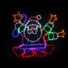 DANCE SANTA 288LED ΣΧΕΔΙΟ 12m ΜΟΝΟΚΑΝΑΛ ΦΩΤΟΣΩΛ ΠΟΛΥΧΡΩΜΟ ΜΗΧΑΝΙΣΜΟ FLASH IP44 96x80cm 1.5m ΚΑΛ ACA – XSANTALEDMC96