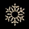 SNOWFLAKE 96 LED ΣΧΕΔΙΟ 4m ΜΟΝΟΚΑΝΑΛ ΦΩΤΟΣΩΛ ΘΕΡΜΟ ΛΕΥΚΟ IP44 38cm 1.5m ΚΑΛΩΔ ACA – XSNOWALEDWW38