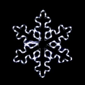 SNOWFLAKE 96 LED ΣΧΕΔΙΟ 4m ΜΟΝΟΚΑΝΑΛ ΦΩΤΟΣΩΛ ΨΥΧΡΟ ΛΕΥΚΟ ΜΗΧΑΝΙΣΜΟ FLASH IP44 56cm 1.5m ΚΑΛΩΔ ACA – XSNOWBLEDW56
