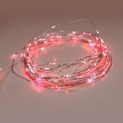 100 LED ΛΑΜΠΑΚIA ΣΕΙΡΑ ΚΟΚΚΙΝΟ ΑΣΗΜΙ ΚΑΛΩΔ ΧΑΛΚΟΥ ΑΝΤΑΠΤΟΡ(3VDC) & 8 ΠΡΟΓΡΑΜ IP44 10m+3m 1.8W ACA – XSW100RAF44