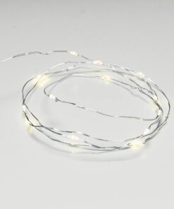 12 LED ΛΑΜΠΑΚIA ΣΕΙΡΑ ΘΕΡΜΟ ΛΕΥΚΟ ΑΣΗΜΙ ΚΑΛΩΔ ΧΑΛΚΟΥ & ΜΠΑΤΑΡ 2xAA IP20 1.2m+10cm 0.72W ACA – X0112113
