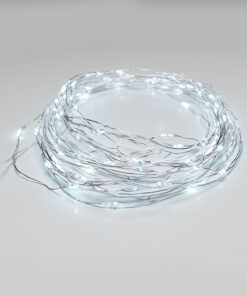 300 LED ΛΑΜΠΑΚΙΑ ΣΕΙΡΑ ΨΥΧΡΟ ΛΕΥΚΟ ΑΣΗΜΙ ΚΑΛΩΔ ΧΑΛΚΟΥ ΑΝΤΑΠΤΟΡ(6VDC) & 8 ΠΡΟΓΡΑΜ IP44 30m+3m 7.2W ACA – X01300212