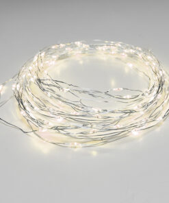 300 LED ΛΑΜΠΑΚΙΑ ΣΕΙΡΑ ΘΕΡΜΟ ΛΕΥΚΟ ΑΣΗΜΙ ΚΑΛΩΔ ΧΑΛΚΟΥ ΑΝΤΑΠΤΟΡ(6VDC) & 8 ΠΡΟΓΡΑΜ IP44 30m+3m 7.2W ACA – XSW300WWAF44