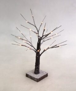 SNOW TREE” MAYPO ΔΕΝΤΡΟ 24 LED ΛΑΜΠΑΚΙΑ ΜΠΑΤΑΡ(3xAA) ΘΕΡΜΟ ΛΕΥΚΟ IP20 45cm ACA – XTREBWW452A