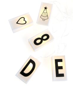 LETTERS LAMP STRING LIGHTS” ΓΡΑΜΜΑΤΑ 10 LED ΛΑΜΠΑΚ ΣΕΙΡΑ ΜΠΑΤΑΡ(2xΑΑ) ΘΕΡΜΟ ΛΕΥΚΟ IP20 135+30cm ΔΙΑ ACA – XV10WW2A