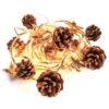 CHRISTMAS GARLAND STRING LIGHTS” ΣΤΕΦΑΝΙ-ΚΑΦΕ ΑΣΤΕΡΙ 20 LED ΛΑΜΠΑΚ ΣΕΙΡΑ ΜΠΑΤΑΡ(2xΑΑ) ΘΕΡΜΟ ΛΕΥΚΟ ACA – XW20WW2A