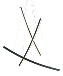 ΚΡΕΜΑΣΤΟ ΦΩΤΙΣΤΙΚΟ LED 60W 3000K 4200LM NAAVA ΜΑΥΡΟ ΑΛΟΥΜΙΝΙΟ IP20 102X15X110CM ACA DECOR – YL1723LEDPBK