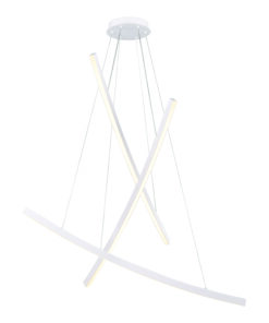 ΚΡΕΜΑΣΤΟ ΦΩΤΙΣΤΙΚΟ LED 60W 3000K 4200LM NAAVA ΛΕΥΚΟ ΑΛΟΥΜΙΝΙΟ IP20 102X15X110CM ACA DECOR – YL1723LEDPWH