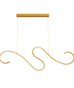 ΚΡΕΜΑΣΤΟ ΦΩΤΙΣΤΙΚΟ LED 27W 3000K 1890LM CALISTA ΧΡΥΣΟ ΑΛΟΥΜΙΝΙΟ IP20 110X6XH175CM ACA DECOR – YL1809LEDPGD