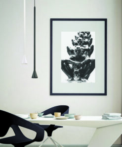 ΚΡΕΜΑΣΤΟ ΦΩΤΙΣΤΙΚΟ 1ΧGU10 CLOUZOT ΜΑΥΡΟ ΜΕΤ/ΚΟ IP20 D7,5XD10XH190CM ACA DECOR – YL22801PBK