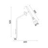 ΕΠΙΤΟΙΧΟ ΦΩΤΙΣΤΙΚΟ 1XGU10 CLOUZOT ΧΡΥΣΟ ΜΕΤ/ΚΟ IP20 40X52X8CM ACA DECOR – YL22801WGD