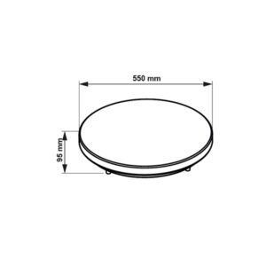 LED Επιτοίχιο Φωτιστικό 60W Cosmos 4000K 4200LM ACA DECOR    – Z6040RC