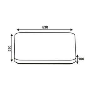 LED Επίτοιχο Φωτιστικό 60W Λευκό Ακρυλικό 4000K 4200LM  ACA DECOR    – Z6040S