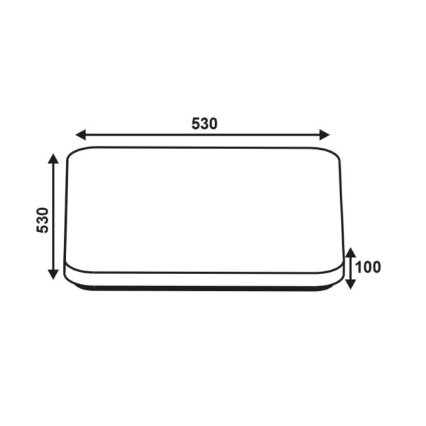 LED Επίτοιχο Φωτιστικό 60W Λευκό Ακρυλικό 4000K 4200LM  ACA DECOR    – Z6040S