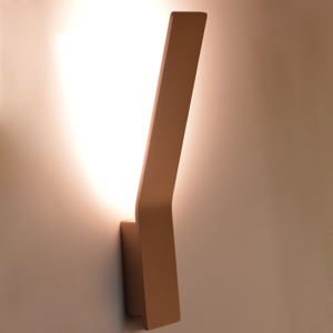ACA DECOR   – Επίτοιχο Φωτιστικό LED 9W 3000K Αλουμίνιο Χρυσό 40X7X12cm