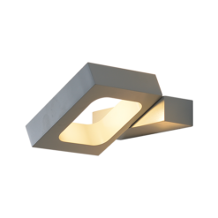 ACA DECOR – Επίτοιχο Φωτιστικό LED 6W 3000K Αλουμίνιο Γκρι ZD80856LEDGY