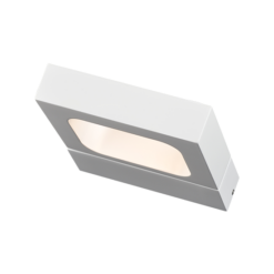 ACA DECOR – Επίτοιχο Φωτιστικό LED 6W 3000K Αλουμίνιο Λευκό 14,5X13X3cm