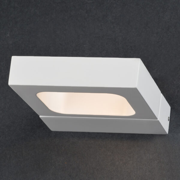 ACA DECOR   – Επίτοιχο Φωτιστικό LED 6W 3000K Αλουμίνιο Λευκό 14,5X13X3cm