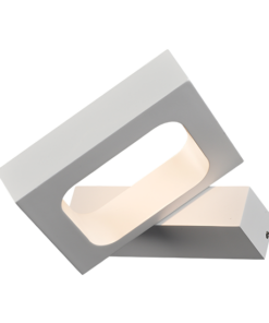 ACA DECOR   – Επίτοιχο Φωτιστικό LED 6W 3000K Αλουμίνιο Λευκό 14,5X13X3cm