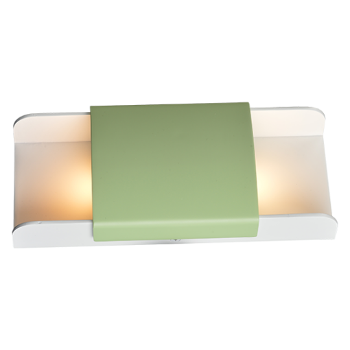 ACA DECOR   – Επίτοιχο Φωτιστικό LED 12W 3000K Αλουμίνιο Μέντα + Λευκό 25X11X5,3cm