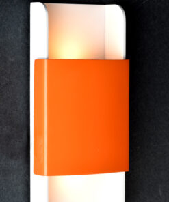 ACA DECOR   – Επίτοιχο Φωτιστικό LED 12W 3000K Αλουμίνιο Πορτοκαλί + Λευκό 25X11X5