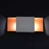 ACA DECOR   – Επίτοιχο Φωτιστικό LED 12W 3000K Αλουμίνιο Λευκό + Χρυσό 25X11X5,3cm