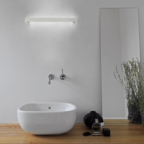 ACA DECOR   – Επίτοιχο Φωτιστικό LED 12W 3000K Αλουμίνιο Γκρι 60Χ6,4Χ10,5cm