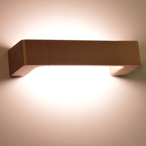 ACA DECOR   – Επίτοιχο Φωτιστικό LED 6W 3000K Αλουμίνιο Χρυσό 30Χ6,4Χ10,5cm