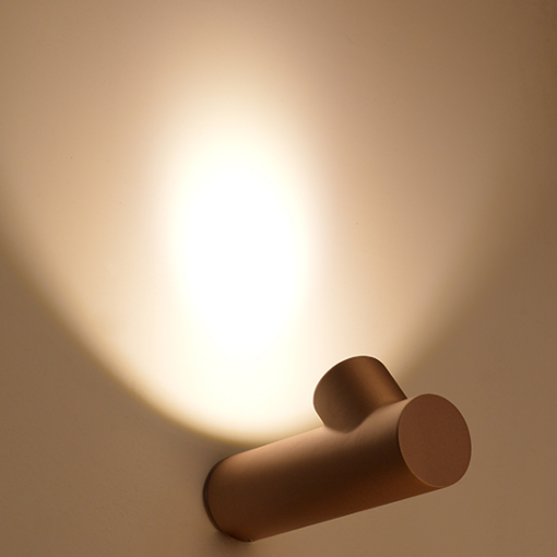ACA DECOR   – Επίτοιχο Φωτιστικό LED 6W 3000K Αλουμίνιο Μαύρο 23Χ10,7Χ6,5cm