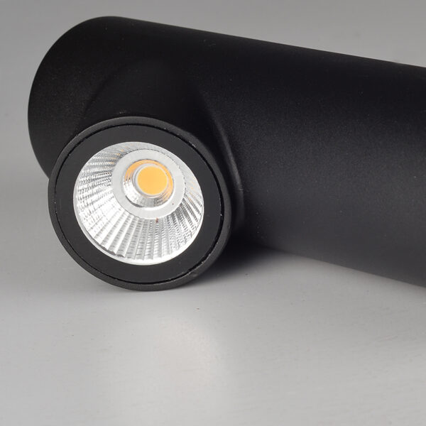 ACA DECOR   – Επίτοιχο Φωτιστικό LED 6W 3000K Αλουμίνιο Μαύρο 23Χ10,7Χ6,5cm