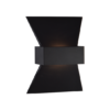 ACA DECOR   – Επίτοιχο Φωτιστικό LED 6W 3000K Αλουμίνιο Μαύρο 20Χ16Χ7cm