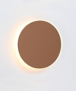 ΕΠΙΤΟΙΧΟ Φ/Σ LED 5W 3000Κ 400LM ΑΝ.ΚΑΦΕ ΔΕΡΜΑ MDF ΚΥΚΛΟΣ Φ14ΧΗ3,6CM ECLIPSE ACA – ZM1705LEDWLL