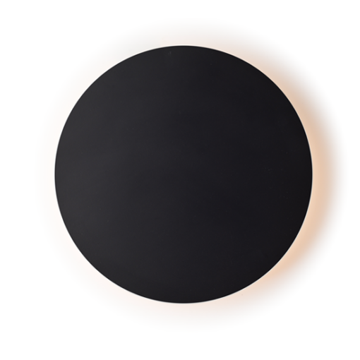 ACA DECOR   – Επίτοιχο Φωτιστικό LED 10W 3000Κ Μαύρο Mdf Κύκλος Φ22 ZM1710LEDWB