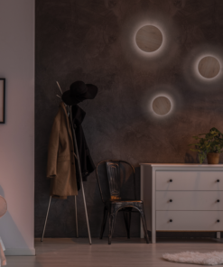 ACA DECOR – Επίτοιχο Φωτιστικό LED 10W 3000Κ Λευκό Mdf Κύκλος Φ22 ZM1710LEDWW