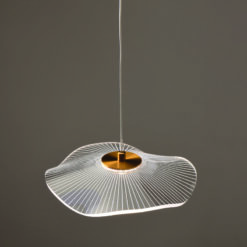 ΚΡΕΜΑΣΤΟ ΦΩΤΙΣΤΙΚΟ LED 5W 3000K 400LM NINFEA ΟΡΕΙΧΑΛΚΟ ΜΕΤΑΛΛΙΚΟ IP20 D22XH160CM ACA – ZM34LEDP22BR