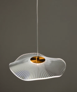 ΚΡΕΜΑΣΤΟ ΦΩΤΙΣΤΙΚΟ LED 5W 3000K 400LM NINFEA ΟΡΕΙΧΑΛΚΟ ΜΕΤΑΛΛΙΚΟ IP20 D22XH160CM ACA – ZM34LEDP22BR