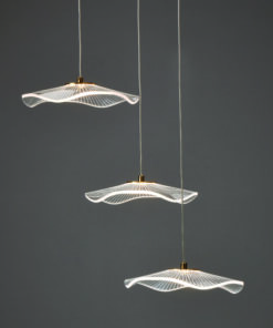 ΚΡΕΜΑΣΤΟ Φ/Σ LED 15W 3000K 1050LM NINFEA ΟΡΕΙΧΑΛΚΟ ΜΕΤ/ΚΟ IP20 D43XH210CM ACA – ZM34LEDP45BR