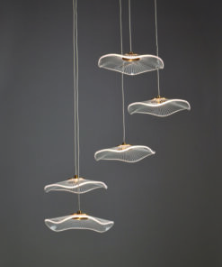 ΚΡΕΜΑΣΤΟ Φ/Σ LED 25W 3000K 1750LM NINFEA ΟΡΕΙΧΑΛΚΟ ΜΕΤ/ΚΟ IP20 D55XH260CM ACA – ZM34LEDP55BR