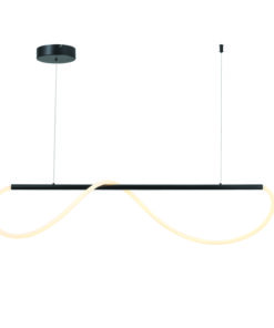 ΚΡΕΜΑΣΤΟ ΦΩΤΙΣΤΙΚΟ LED 36W 3000K 2000LM KYMA ΜΑΥΡΟ ΜΕΤΑΛΛΙΚΟ IP20 120Χ6XΗ215CM ACA – ZM36LEDP120BK