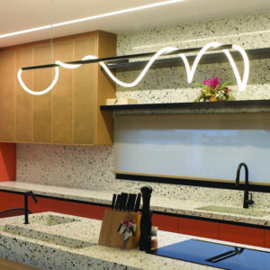ΚΡΕΜΑΣΤΟ ΦΩΤΙΣΤΙΚΟ LED 60W 3000K 3300LM KYMA ΜΑΥΡΟ ΜΕΤΑΛΛΙΚΟ IP20 190Χ6XΗ215CM ACA – ZM36LEDP190BK