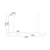 ΚΡΕΜΑΣΤΟ ΦΩΤΙΣΤΙΚΟ LED 60W 3000K 3300LM KYMA ΜΑΥΡΟ ΜΕΤΑΛΛΙΚΟ IP20 190Χ6XΗ215CM ACA – ZM36LEDP190BK