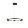 ΚΡΕΜΑΣΤΟ ΦΩΤΙΣΤΙΚΟ LED 36W 3000K 2100LM KYMA ΜΑΥΡΟ ΜΕΤΑΛΛΙΚΟ IP20 D60XH230CM ACA – ZM36LEDP60BK