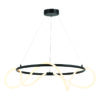 ΚΡΕΜΑΣΤΟ Φ/Σ LED 60W 3000K 3400LM KYMA ΜΑΥΡΟ ΜΕΤ/ΚΟ IP20 D80XH230CM ACA – ZM36LEDP80BK