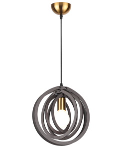 ACA DECOR    Vintage Κρεμαστό Φωτιστικό Σε καφέ Χρώμα , ZM391P29WDL
