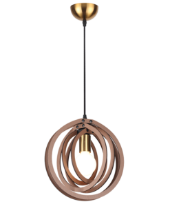 ACA DECOR    Vintage Κρεμαστό Φωτιστικό Σε καμηλό Χρώμα , ZM391P29WLL