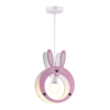 ACA DECOR  κρεμαστό παιδικό φωτιστικό ( λαγουδάκι ) 1xE27 σε ροζ χρώμα – ZM421P24