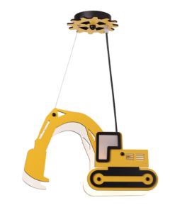 ACA DECOR   κρεμαστό παιδικό φωτιστικό 1xE14 σε κίτρινο χρώμα – ZM511P40Y