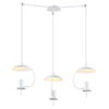 ACA DECOR   κρεμαστό φωτιστικό 3xGU10 σε λευκό χρώμα – ZM933P60W