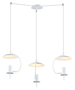 ACA DECOR   κρεμαστό φωτιστικό 3xGU10 σε λευκό χρώμα – ZM933P60W